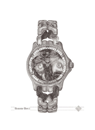 Memento Mori II GREY di Dobri Gjurkov, Stampa in vendita su Singulart