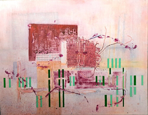 TRAME et PULSATION by michel dubouloz, Painting for Sale on Singulart