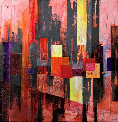 Improvisation chromatique by michel dubouloz, Painting for Sale on Singulart