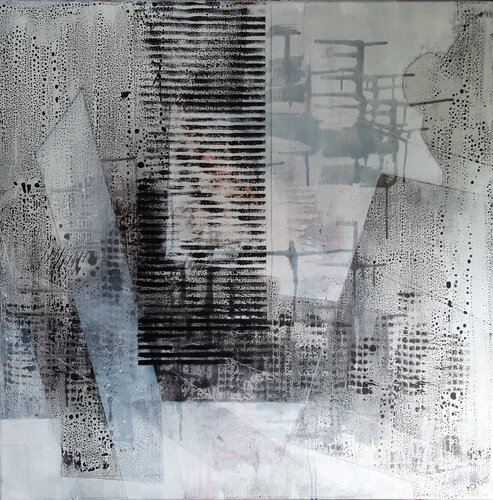 Un monde tenu dans un soufle by michel dubouloz, Painting for Sale on Singulart