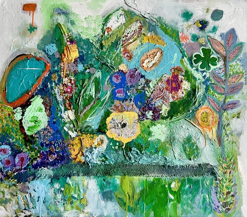 Luce tra i Fiori by Beatrice Lefèvre, 회화 for Sale on Singulart