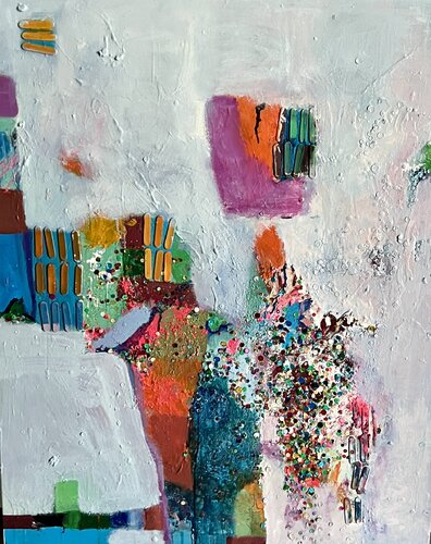 Alpaca dreams par Beatrice Lefèvre, Peinture en vente sur Singulart