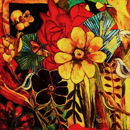 Garden Dance di Michael Hartstein, Pittura in vendita su Singulart