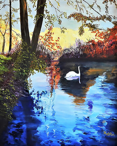A Quiet Moment von Michael Hartstein, Malerei kaufen auf Singulart