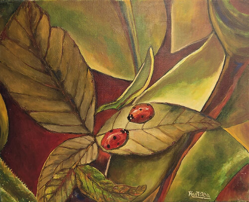 Making Friends di Michael Hartstein, Pittura in vendita su Singulart