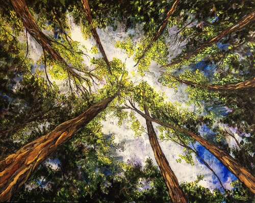 Looking Skyward van Michael Hartstein, Schilderij te koop op Singulart
