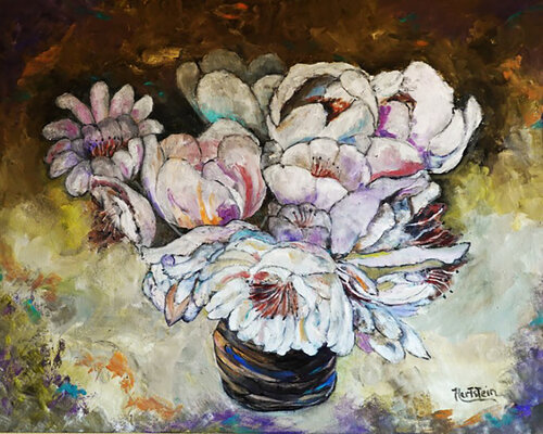 Floral Delight di Michael Hartstein, Pittura in vendita su Singulart