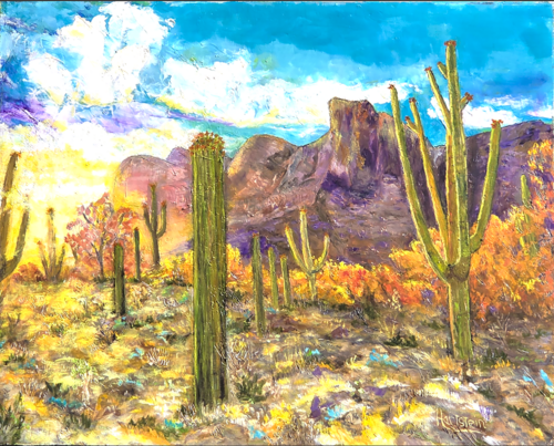Desert Colors von Michael Hartstein, Malerei kaufen auf Singulart