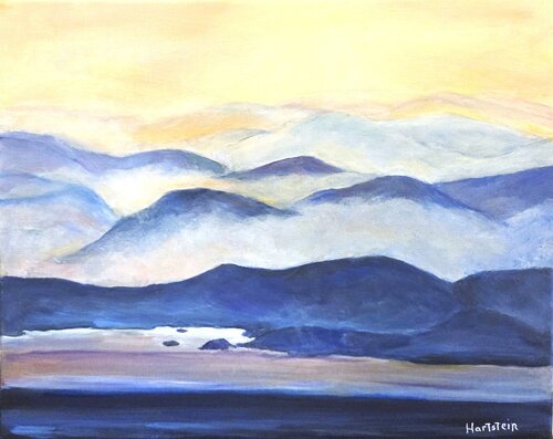 Mist Over The Bay Michael Hartstein
