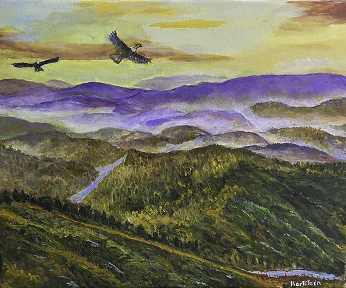 America The Beautiful van Michael Hartstein, Schilderij te koop op Singulart