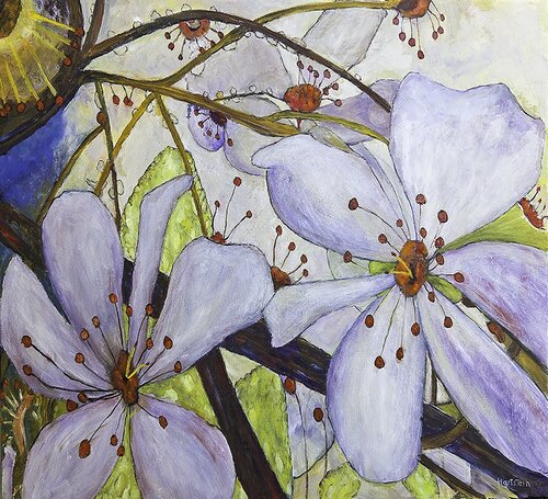 Contemporary Floral par Michael Hartstein, Peinture en vente sur Singulart