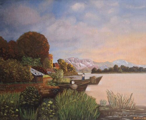 Isola (Insel) par Antonio Visciano, Peinture en vente sur Singulart
