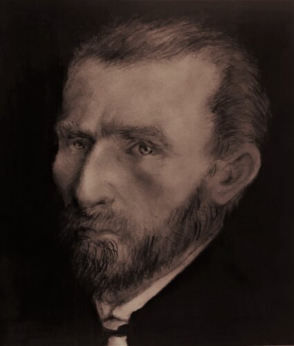 Vincent van Gogh van Katerina M, Tekening te koop op Singulart
