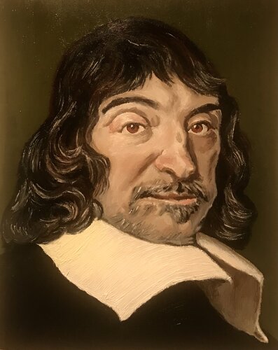 René Descartes von Katerina M, Malerei kaufen auf Singulart