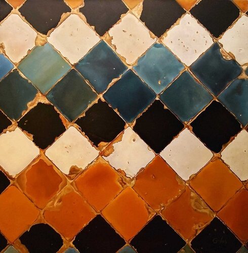 Recuerdos de la Alhambra van Gerty Vos, Schilderij te koop op Singulart