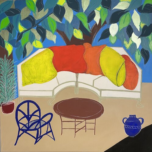 « Soleil vert » di ISIS ., Pittura in vendita su Singulart