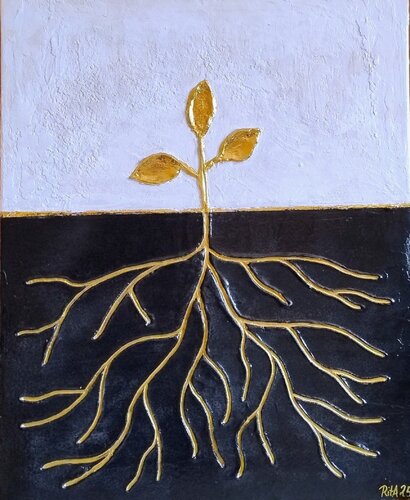 Rooted in Silence van Rita Worpenberg, Schilderij te koop op Singulart