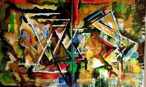 Esplosione solare di Lena Lito, Pittura in vendita su Singulart