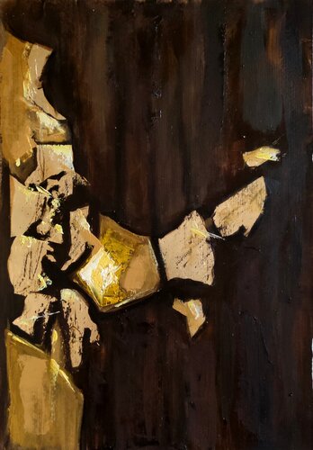 Terra, tra l'istinto e lo spirito di Lena Lito, Pittura in vendita su Singulart