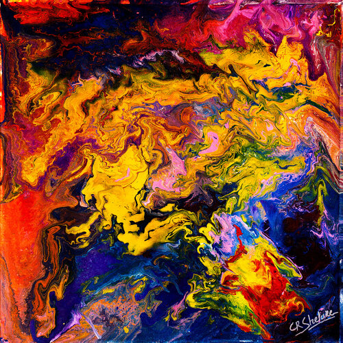 Kaleidoscope - 3 di CR Shelare, Pittura in vendita su Singulart