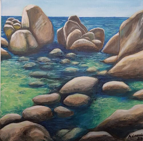 Am Strand by Davorka Azinovic, Painting for Sale on Singulart