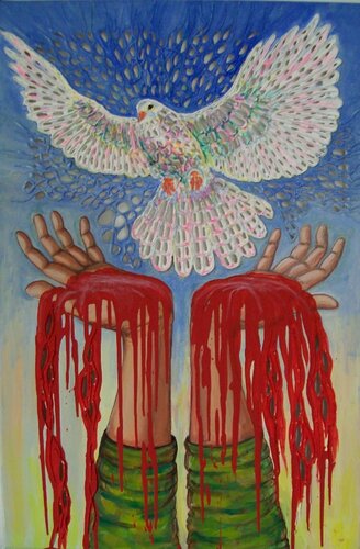 Preis des Friedens by Davorka Azinovic, Painting for Sale on Singulart