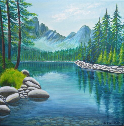 Klear water II by Davorka Azinovic, Painting for Sale on Singulart