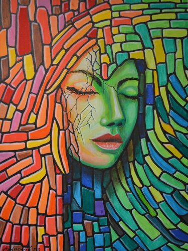 Einmal in Traum di Davorka Azinovic, Pittura in vendita su Singulart