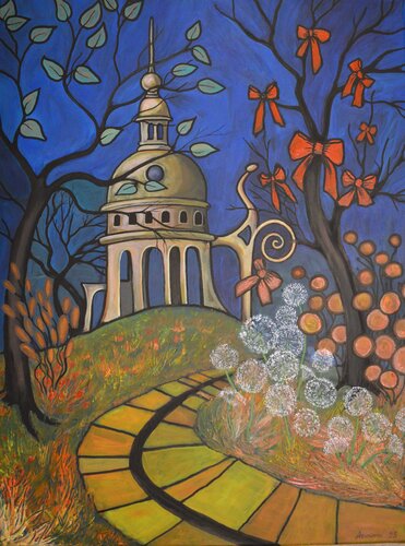 Spaziergang durch Parallelwelt van Davorka Azinovic, Schilderij te koop op Singulart