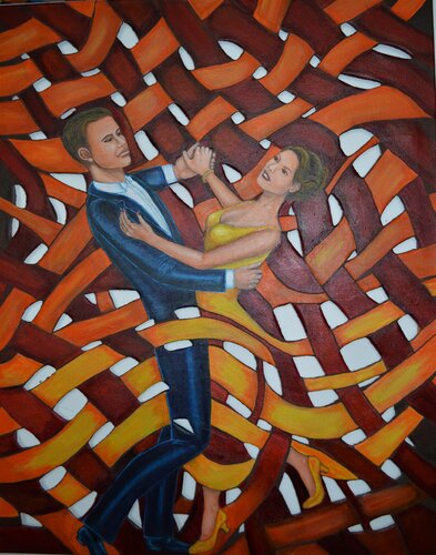 Tanzpaar von Davorka Azinovic, Malerei kaufen auf Singulart