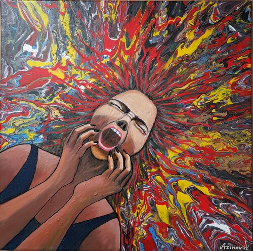 Schrei by Davorka Azinovic, Painting for Sale on Singulart