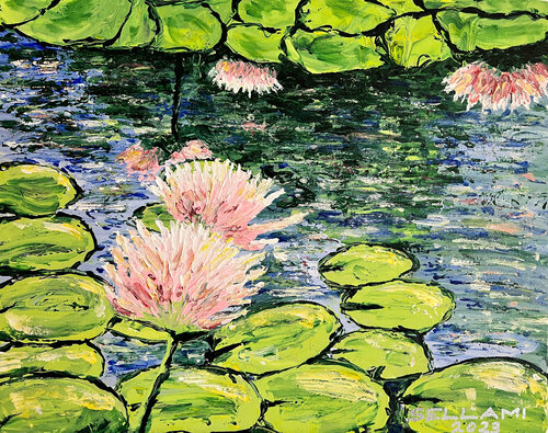 Seerose di Ingrid Sellami, Pittura in vendita su Singulart