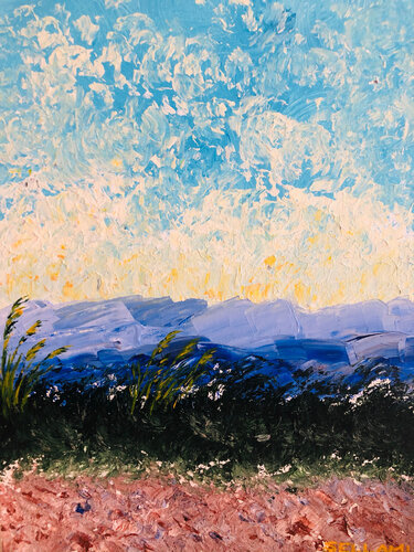 Gräser di Ingrid Sellami, Pittura in vendita su Singulart