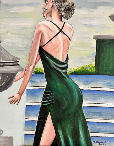Nathalie by Ingrid Sellami, Painting for Sale on Singulart