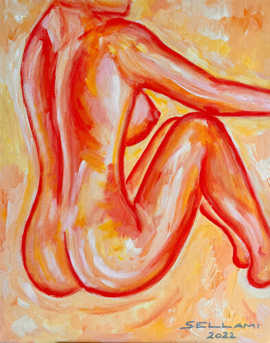 Sofia van Ingrid Sellami, Schilderij te koop op Singulart