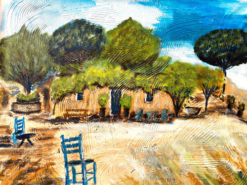 Zakynthos von Ingrid Sellami, Malerei kaufen auf Singulart