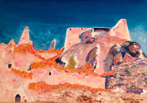 Ruine Dürnstein van Ingrid Sellami, Schilderij te koop op Singulart