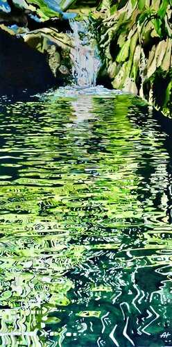 Wishing well di Albert Heiser, AH, Opera su carta in vendita su Singulart