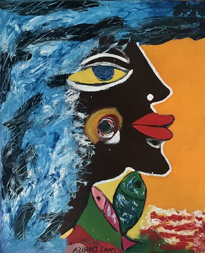 PRINCESS CALUNGA van Dorisa Camps, Schilderij te koop op Singulart