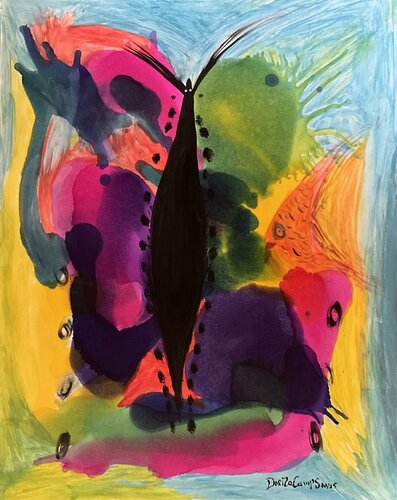BUTTERFLY ON THE SEA von Dorisa Camps, Malerei kaufen auf Singulart