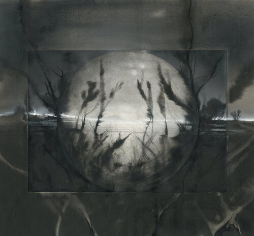 L'oeil blanc #6 by Hugues Breton, Painting for Sale on Singulart