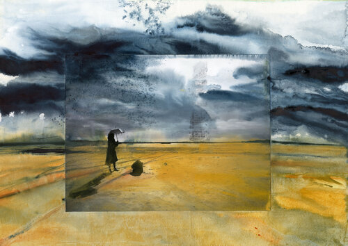 Steppe 17 by Hugues Breton, Painting for Sale on Singulart