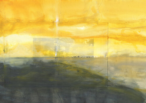 Steppe 10 by Hugues Breton, Painting for Sale on Singulart