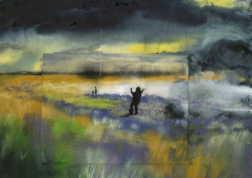 Steppe #19 by Hugues Breton, Painting for Sale on Singulart