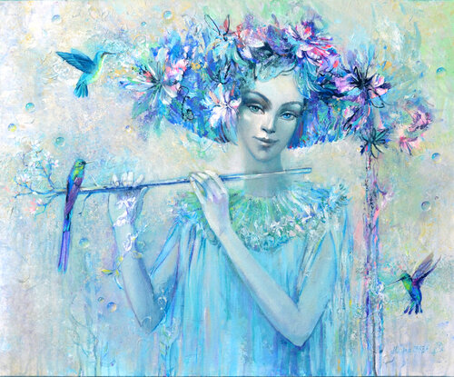 Spring's Gentlie Melody von Marina ORREA, Malerei kaufen auf Singulart