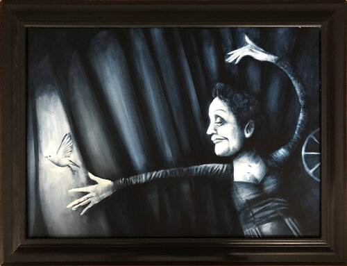Piaf par Alessandro Marini, Peinture en vente sur Singulart
