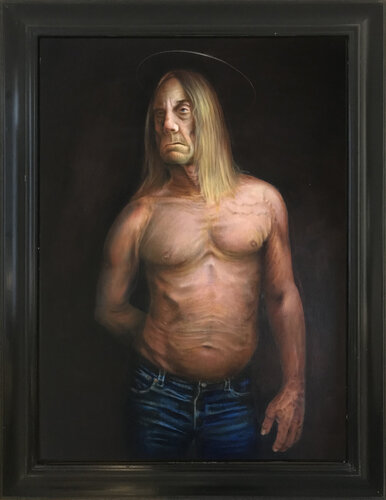 Il Divino Iggy par Alessandro Marini, Peinture en vente sur Singulart