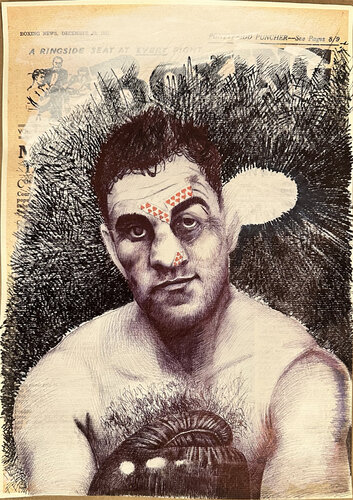 Cronaca di un gancio von Alessandro Marini, Zeichnungen kaufen auf Singulart