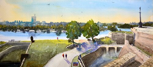 Kalemegdan Beograd 24x54 cm 2018 Nenad Kojić