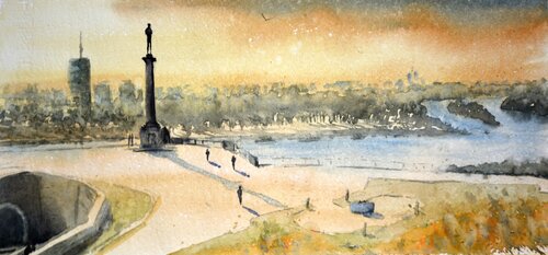 Kalemegdan #1 Beograd 17x36 cm 2020 Nenad Kojić